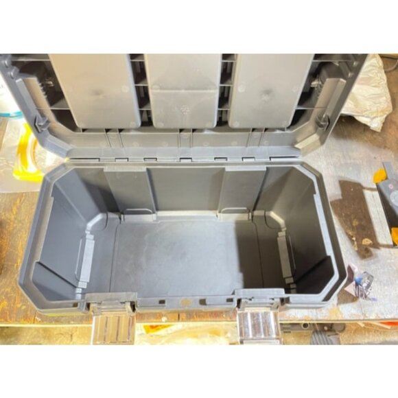 17-Inch Tool box with Removable Tray with Stainless Steel Dual Lock Security - Picture 3 of 4